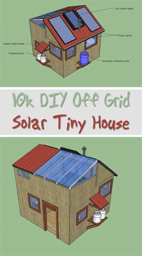 10k DIY Off Grid Solar Tiny House - SHTF Prepping & Homesteading Central