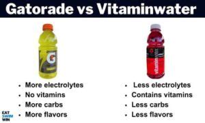 Gatorade vs Vitaminwater: Which is Better For Athletes?