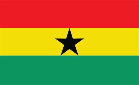 Ghana Flag Design Vectors 17076354 Vector Art at Vecteezy