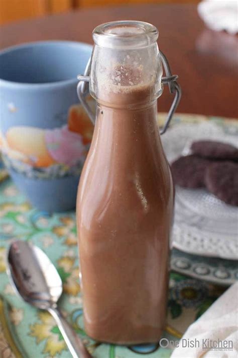 Chocolate Coffee Creamer Recipe | Small Batch | One Dish Kitchen