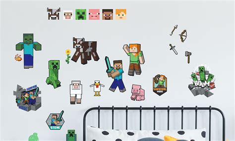 Minecraft Wall Decals – RoomMates Decor