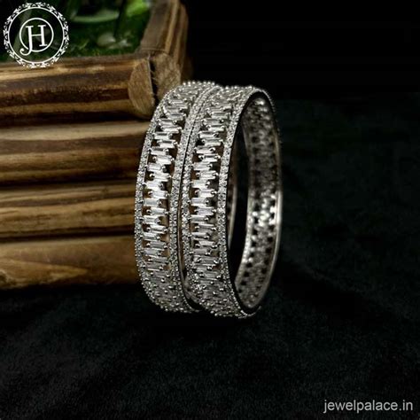 Premium American Diamond Bangles Set JH4265 – Jewel Palace