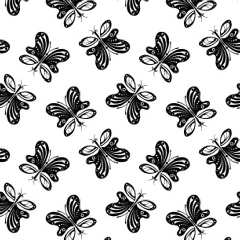 Butterfly Vector Pattern | FreeVectors