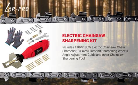 Amazon.com : AR-PRO Electric Chainsaw Sharpening Kit 110V/180W, High ...