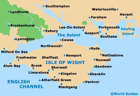 Isle of Wight Maps and Orientation: Isle of Wight, Hampshire, England