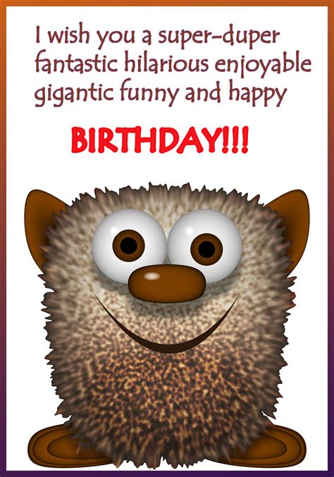 10 DIY Free Funny Printable Birthday Cards