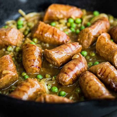 Australian Curried Sausages | Wandercooks