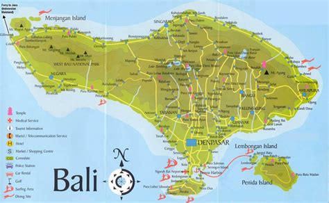 Bali Tourist Map Pdf - Briana Teresita