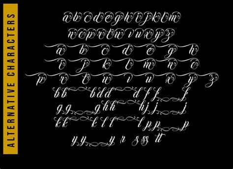 Chicano Vol 2 Script Font Tattoo - Etsy