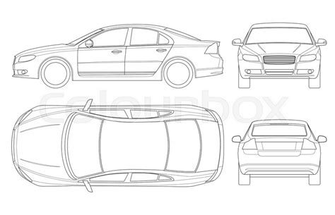 Car Top View Drawing at PaintingValley.com | Explore collection of Car ...