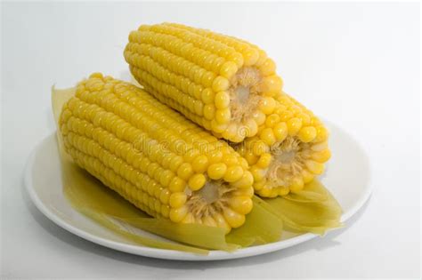 Boiled corn stock image. Image of refreshment, clean - 16540655