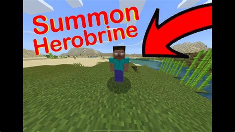 How To Summon Herobrine In MINECRAFT *ACTUALLY WORKS* - YouTube