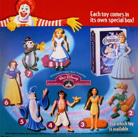 Vintage Mcdonalds Happy Meal Toys Walt Disney Home Video | Etsy