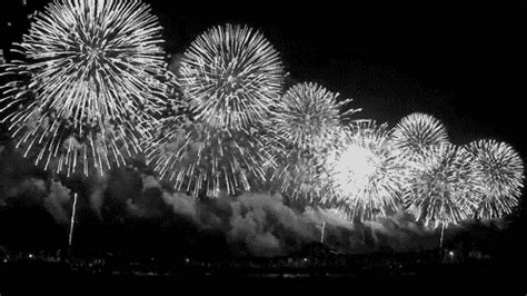 Black And White Fireworks GIF - Find & Share on GIPHY