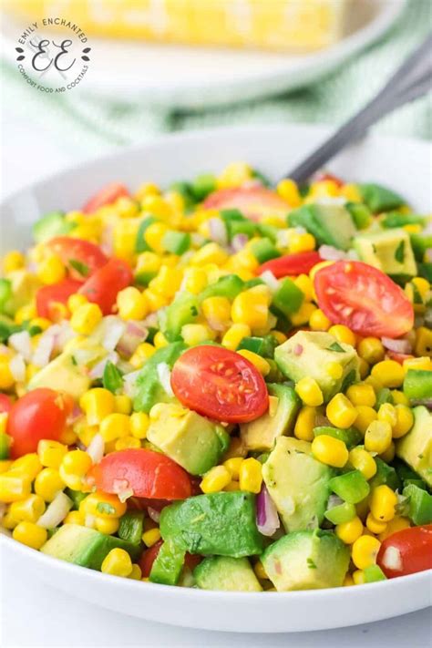 Cold Corn Avocado Salad Recipe Perfect for Summer