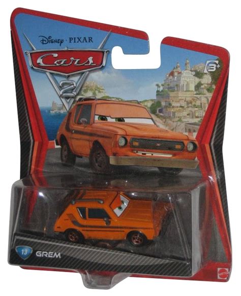 Disney Pixar Cars 2 Movie Grem #13 Lemon Die Cast Toy Car - Walmart.com ...