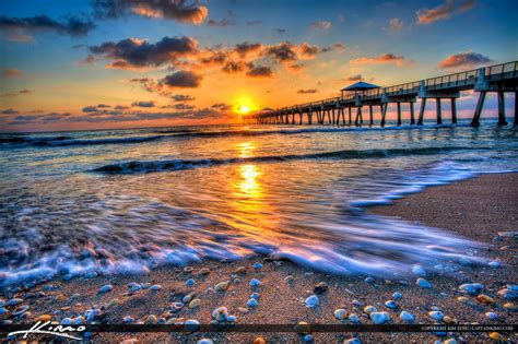 HDR Photography from Juno Beach Pier Sunrise | HDR Photography by ...