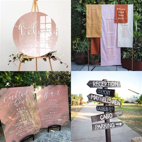 20 Creative DIY Wedding Sign Ideas - Craftsy Hacks