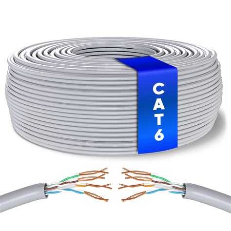 Buy Mr. Tronic Bulk Cat 6 Ethernet Cable 200m, High Speed LAN Ethernet ...