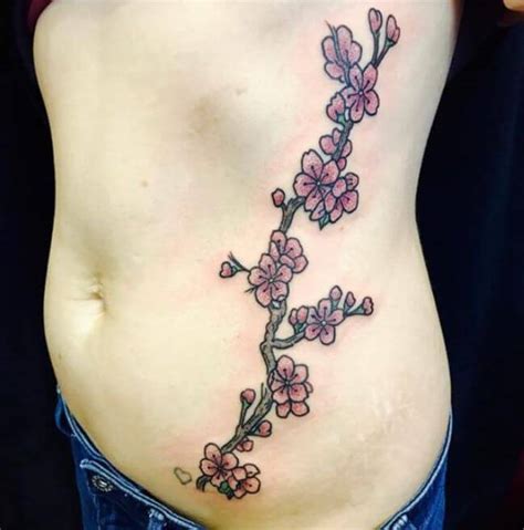 250+ Japanese Cherry Blossom Tattoo Designs With Meanings & Symbolism ...