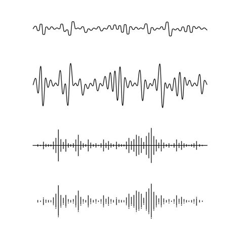 Sound wave vector 14891755 Vector Art at Vecteezy