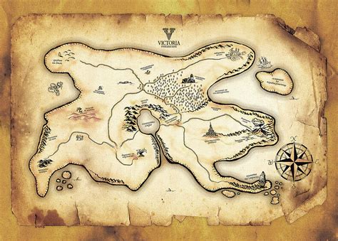 Old Pirate Map by tbby on DeviantArt