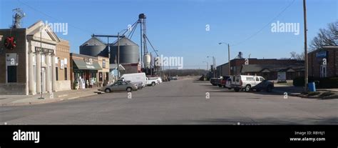 Adams, Nebraska Main Street 2 Stock Photo - Alamy