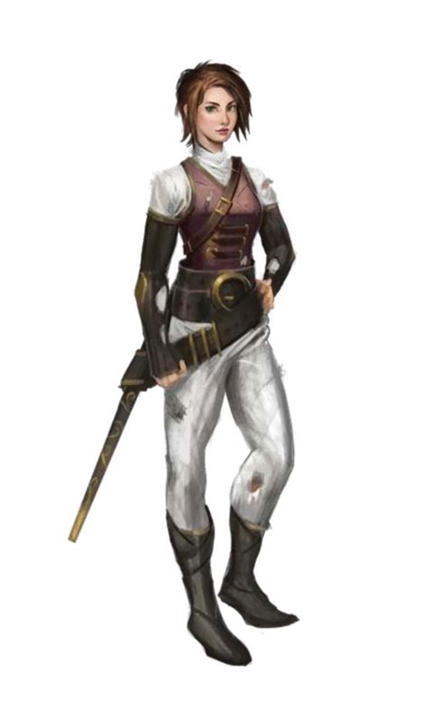 Female Human Swashbuckler Rogue - Pathfinder 2E PFRPG PFSRD DND D&D 3.5 ...