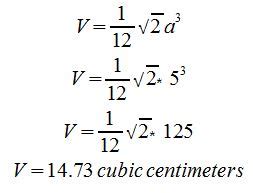 Volume & Surface Area of a Tetrahedron - Lesson | Study.com