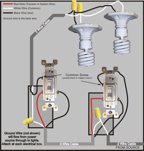 Wire A 3 Way Switch Schematic