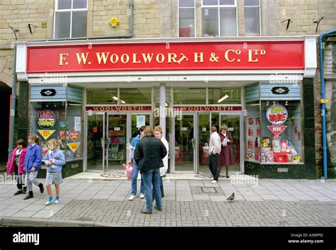 England Derbyshire Buxton shops F W Woolworth store before Stock Photo ...