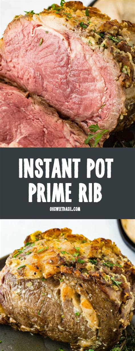 Instant Pot Prime Rib - Oh Sweet Basil