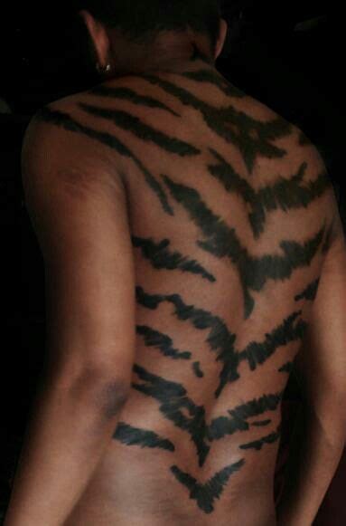 Tiger Stripe Tattoo Design