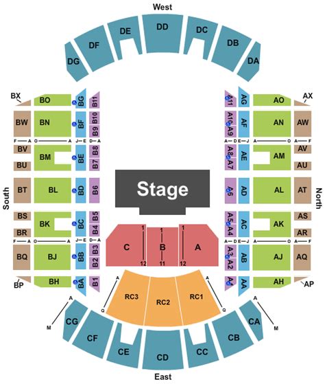 Mississippi Coliseum Seating Chart & Maps - Jackson