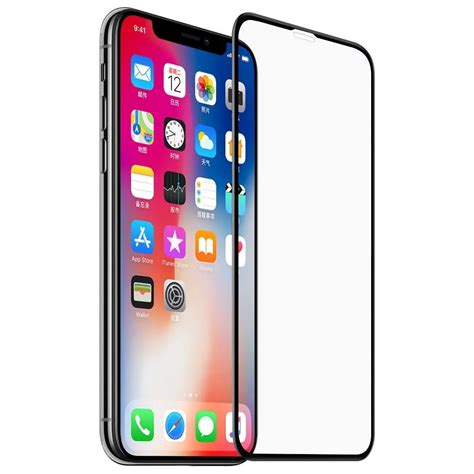 4D Curved Edge Screen Protector For iPhone X 10 Glass Full Cover ...