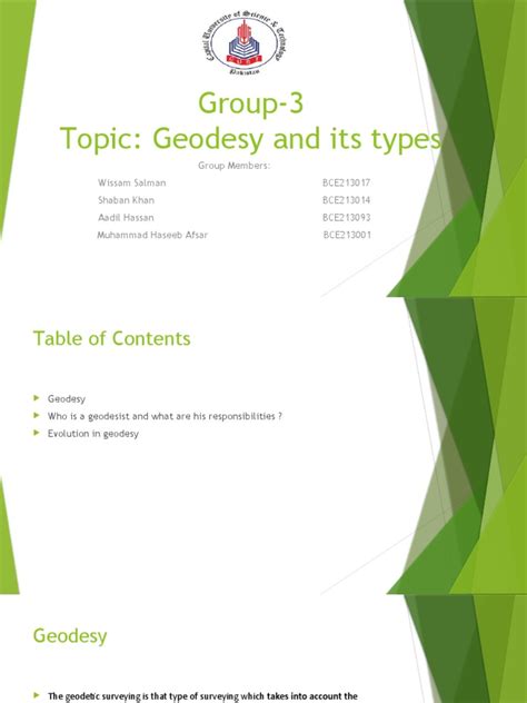 Geodesy 1 | PDF | Geodesy | Surveying