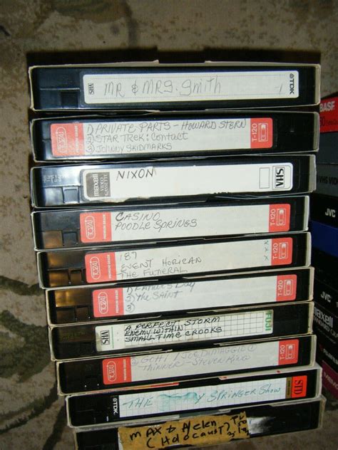 Lot of 10 Used VHS TAPES 4 LOTS AVAILABLE LOT#10 - VHS Tapes