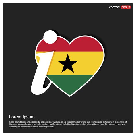 Ghana flag design vector 13284678 Vector Art at Vecteezy