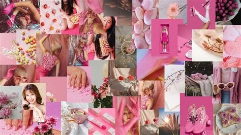 Free pink aesthetic desktop wallpaper templates | Canva