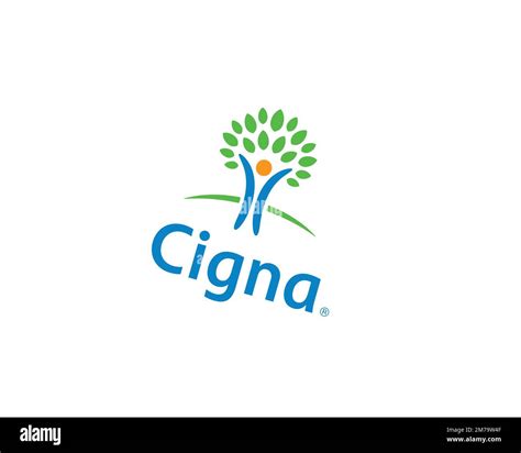 Cigna, rotated logo, white background B Stock Photo - Alamy