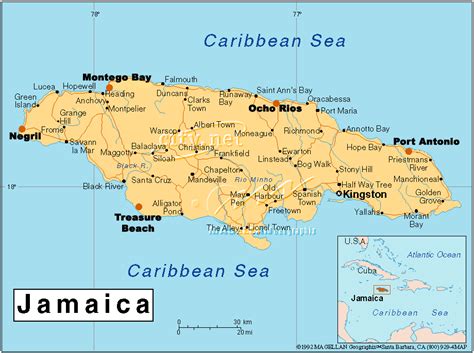 Map of Jamaica - Negril, Jamaica | Jamaica map, Visit jamaica, Jamaica