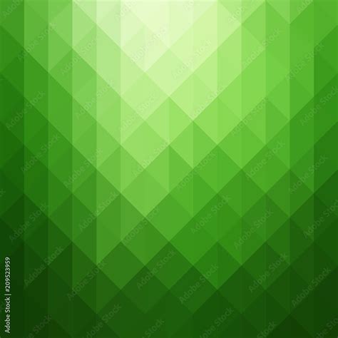 Abstract geometric pattern. Green triangles background Stock Vector ...