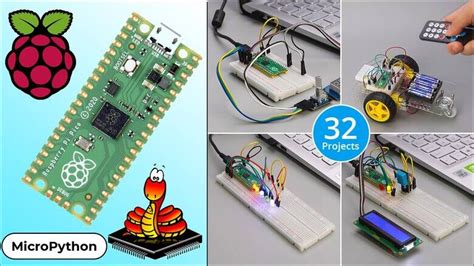 32 Projects with Elecrow Raspberry Pi Pico Advanced Kit