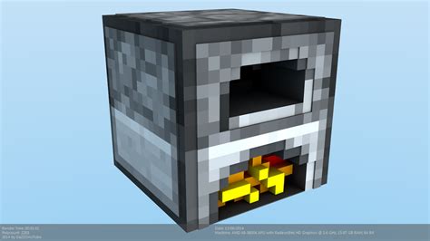 Minecraft Furnace Model by CraftDAnimation on DeviantArt