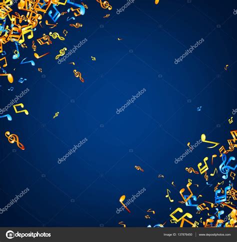 Musical notes template Stock Vector by ©Maxborovkov 137876450