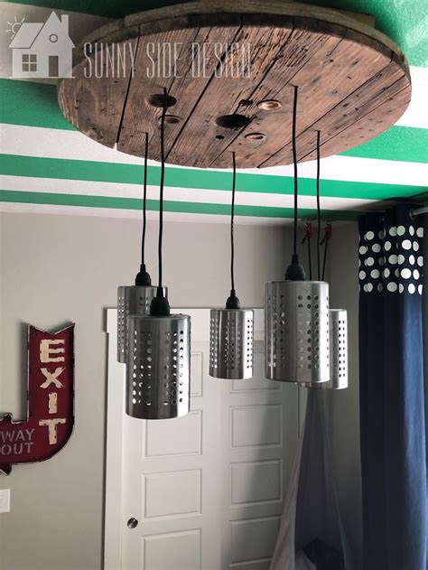 DIY Industrial Light Fixture | Sunny Side Design