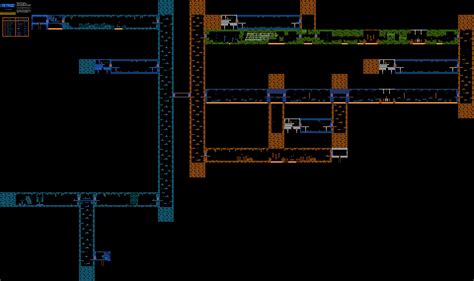 Metroid - Brinstar - Nintendo NES Map