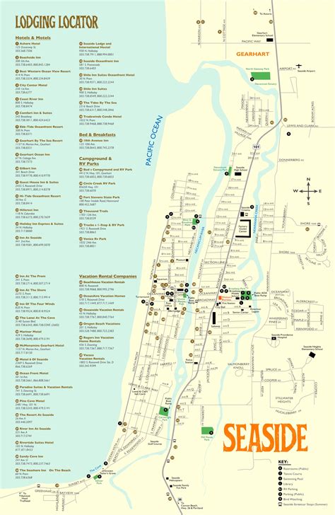 Seaside Hotel Map - Ontheworldmap.com