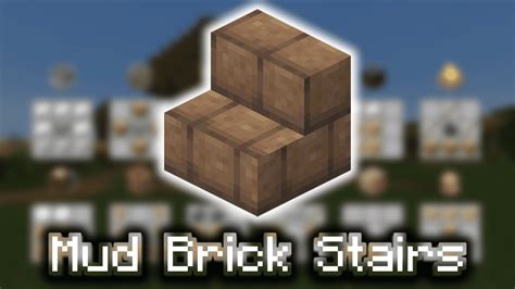 Mud Brick Stairs - Wiki Guide - 9Minecraft.Net