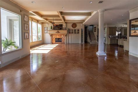 Rustic Stained Concrete Floors – Flooring Tips